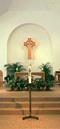 Alter with Celtic Cross